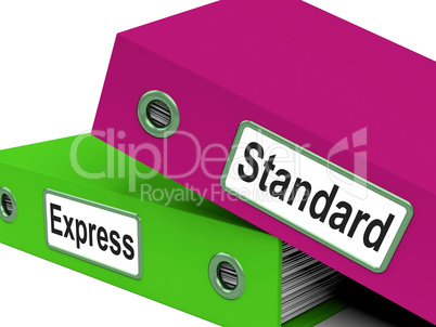 Standard Express Shows Deliver Delivery And Parcel