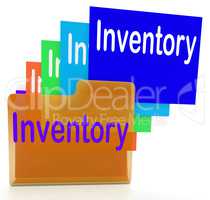 Inventory Files Indicates Paperwork Document And Folder