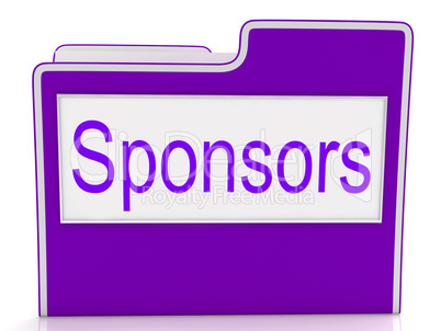 File Sponsors Represents Paperwork Promoter And Patrons