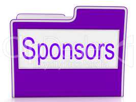 File Sponsors Represents Paperwork Promoter And Patrons