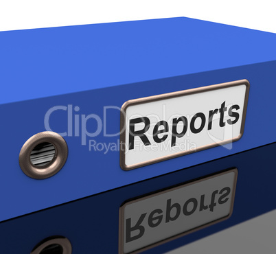 File Report Indicates Information Files And Data
