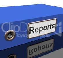 File Report Indicates Information Files And Data