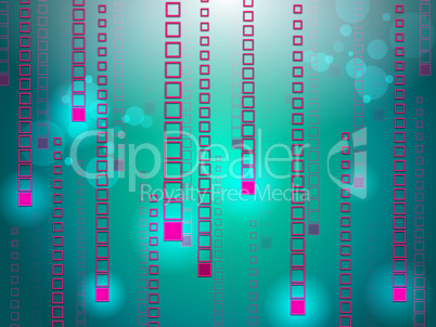 Glow Matrix Shows Light Burst And Abstract