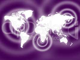 Background Mauve Indicates Global Globalize And Design