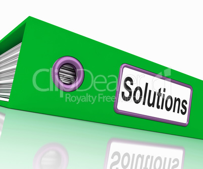 Solutions File Indicates Business Administration And Paperwork