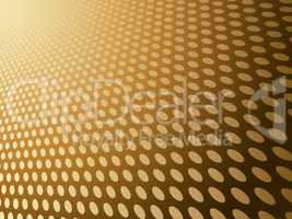 Grid Circles Represents Brown Design And Pattern
