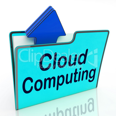 Cloud Computing Means Network Server And Business