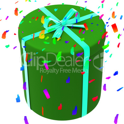 Celebrate Giftbox Means Present Celebration And Presents