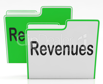 Revenues Files Indicates Profits Dividends And Paperwork