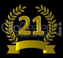 Twenty First Represents Birthday Party And Anniversaries