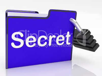 File Secret Shows Encryption Correspondence And Unauthorized