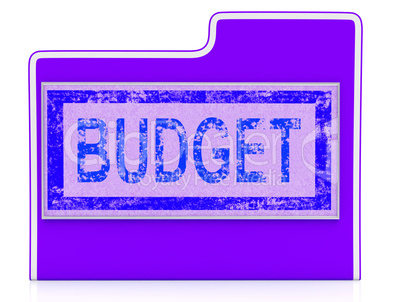 Budget File Shows Economy Business And Expenditure