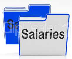 Salaries Files Represents Wage Employees And Folder