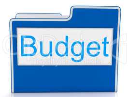 Budget File Represents Binder Administration And Finance