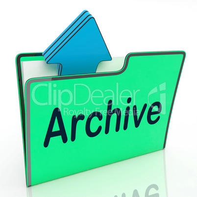 Archive File Means Cloud Storage And Network