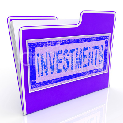 File Investments Shows Investing Investor And Invested