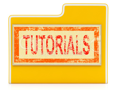 File Tutorials Indicates Study Folder And School