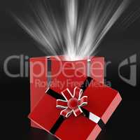 Celebrate Surprise Means Gift Box And Present