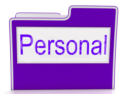 Personal File Indicates Paperwork Privacy And Individually
