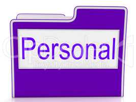 Personal File Indicates Paperwork Privacy And Individually