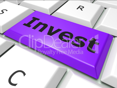 Invest Online Represents World Wide Web And Invests