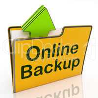 Upload Backup Indicates World Wide Web And Archive