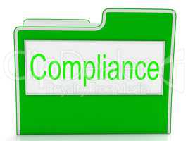 Compliance Files Shows Agree To And Comply