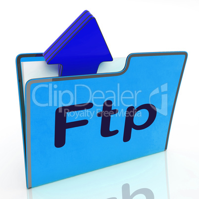 Ftp File Represents Transfer Files And Binder