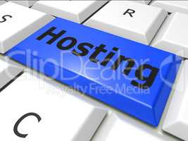 Online Hosting Means World Wide Web And Computer