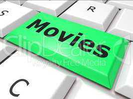 Online Movies Means World Wide Web And Film