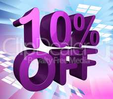 Ten Percent Off Shows Sale Discounts And Promotion