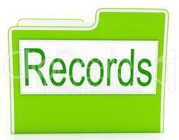 Records File Indicates Folders Business And Archive
