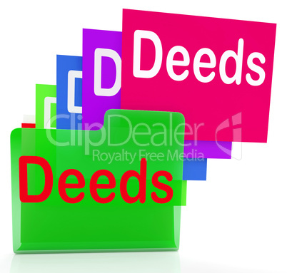 Deeds Files Indicates Document Ownership And Title
