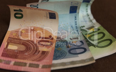 euro money banknotes