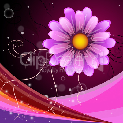 Background Flower Represents Backgrounds Bloom And Abstract