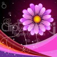 Background Flower Represents Backgrounds Bloom And Abstract