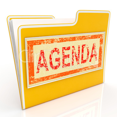 Agenda File Shows Files Lineup And Business