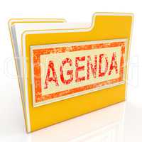 Agenda File Shows Files Lineup And Business