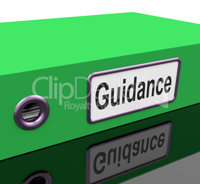 Guidance File Represents Leader Document And Advising