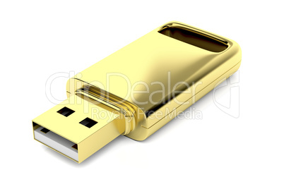 Luxury golden usb stick