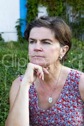 Portrait of a middle-aged woman