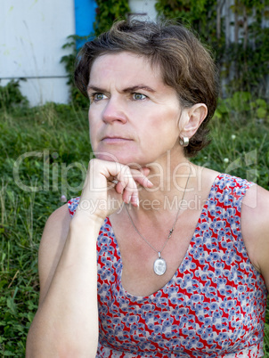 Portrait of a middle-aged woman