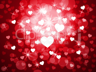 Background Heart Indicates Valentine Day And Backdrop