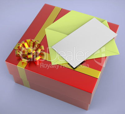 Gift Tag Means Empty Space And Celebrate