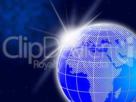 World Globe Indicates Global Globalization And Worldly