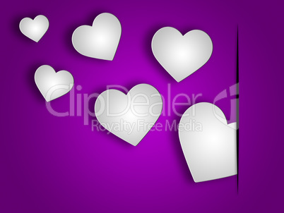 Background Hearts Indicates Backgrounds Valentine And Backdrop