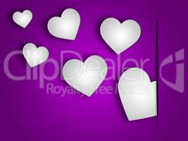 Background Hearts Indicates Backgrounds Valentine And Backdrop