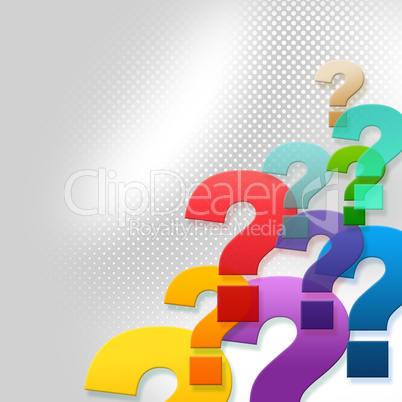 Question Marks Represents Frequently Asked Questions And Answer