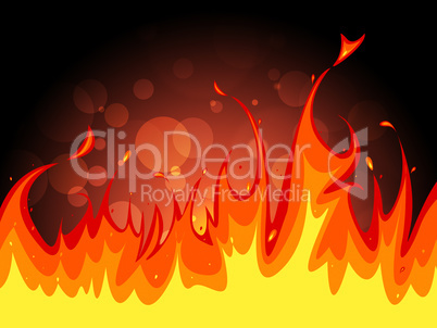 Copyspace Fire Indicates Flame Blaze And Fiery