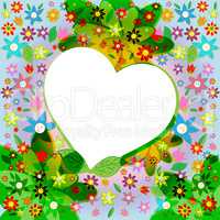 Heart Copyspace Indicates Valentines Day And Blank